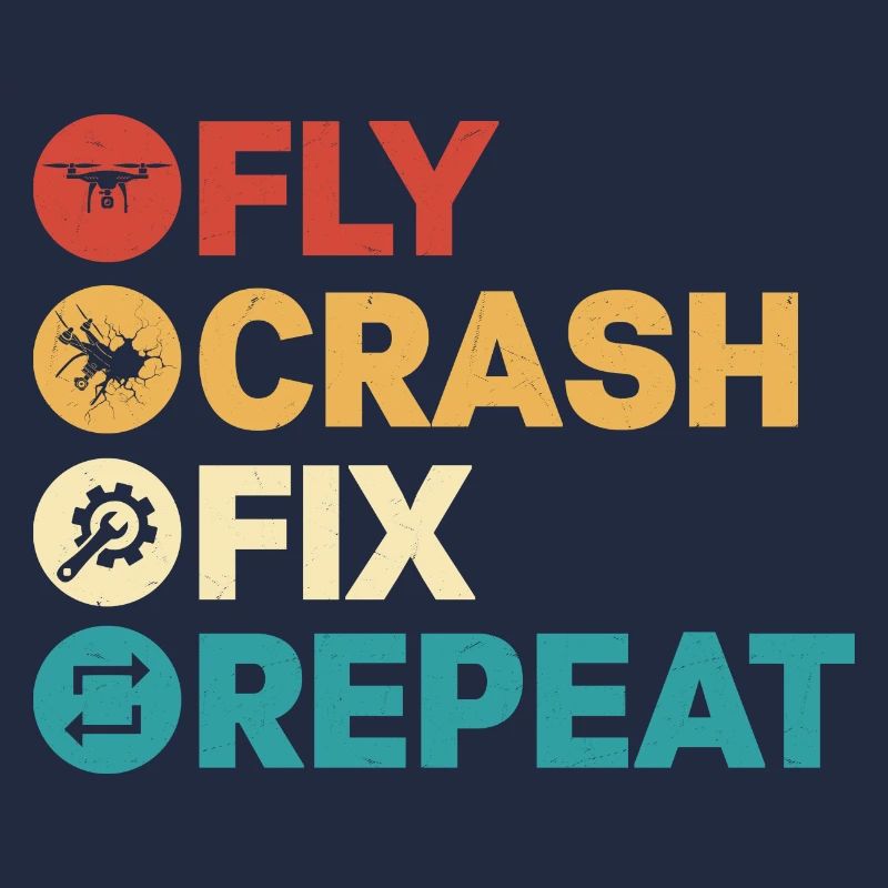 Fly crash Fix Répéter Drone Pilote RC Vol