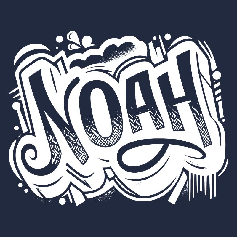 Noah Surname First Name Graffiti