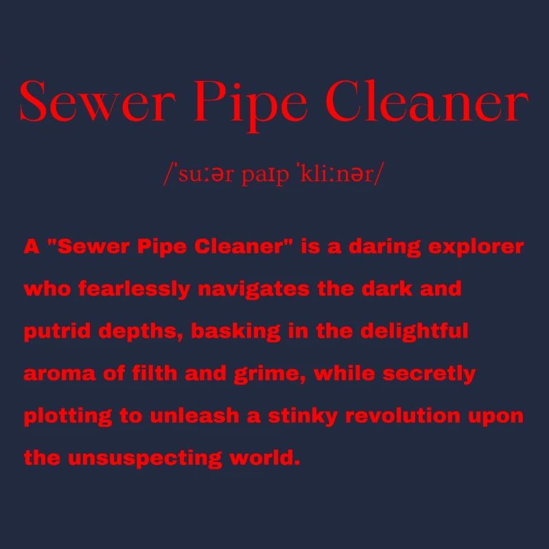 sewer cleaner sewer worker