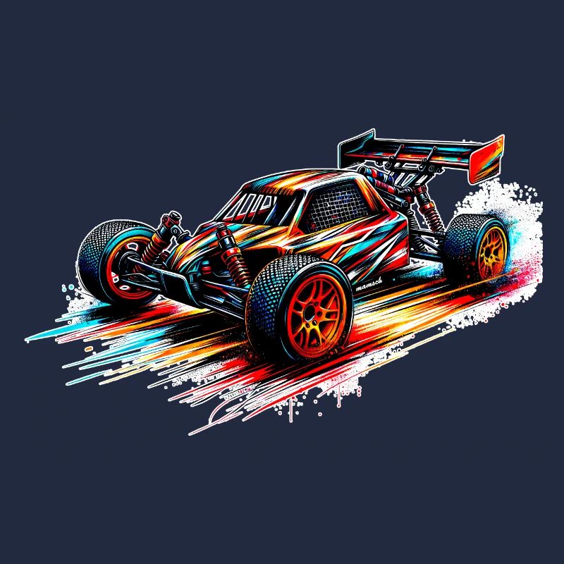 RC-Buggy - Farbsplash