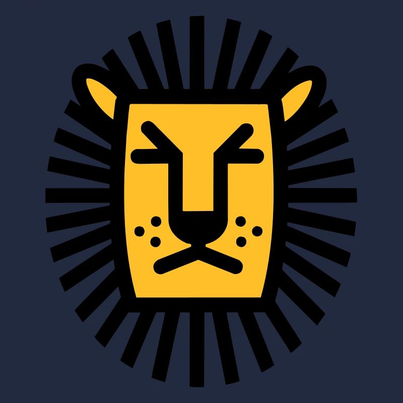 Lion - Lion - line drawing