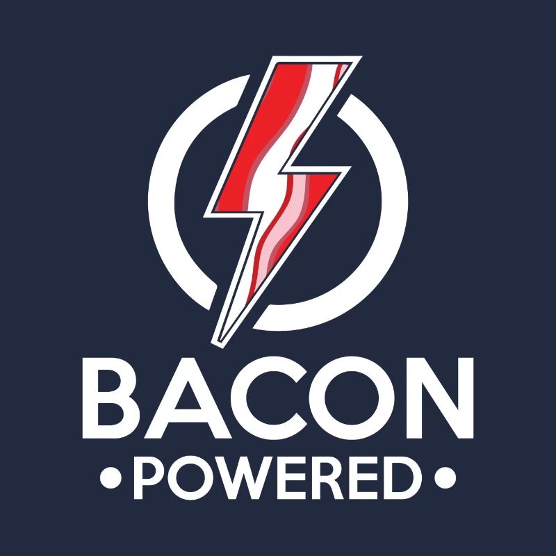 Bacon Powered - lightning taste morning