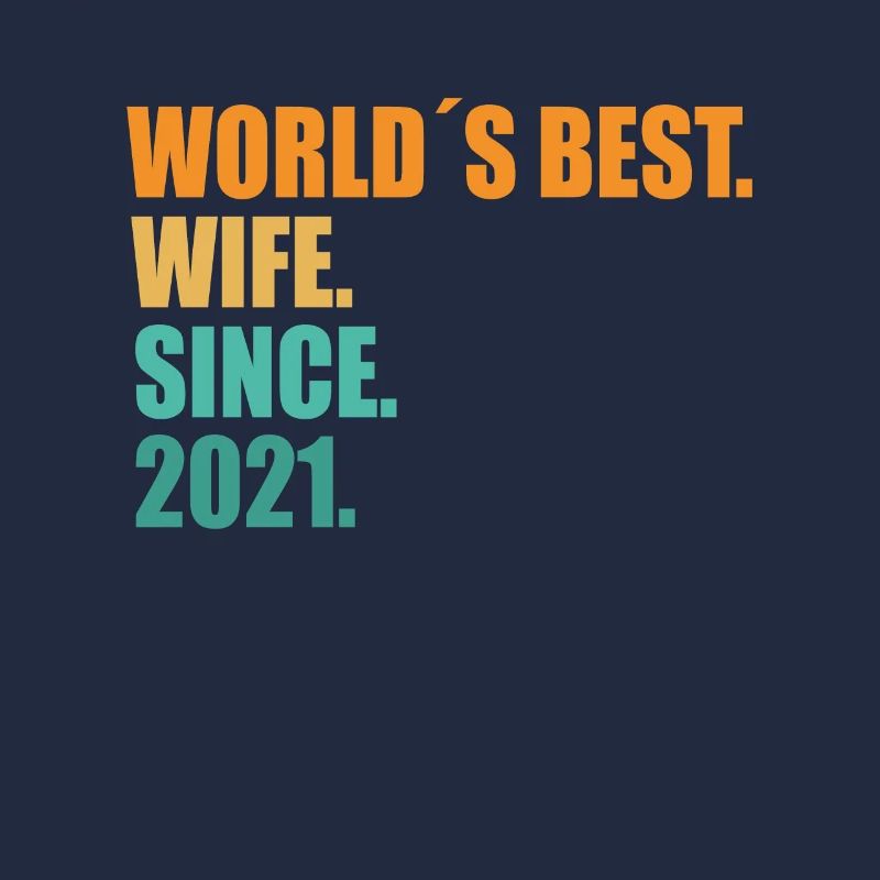 Beste Ehefrau seit 2021 1. Hochzeitstag