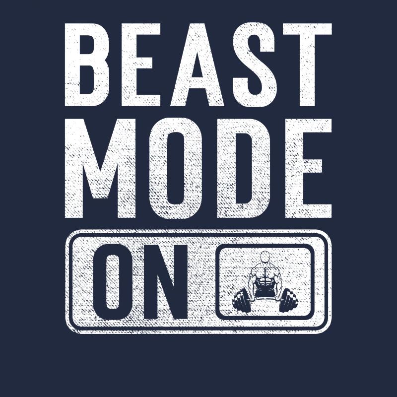 Bodybuilder Geschenk Beast Mode on