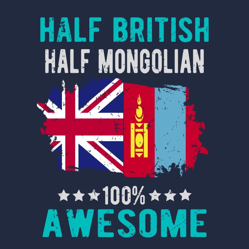 Half British Half Mongol