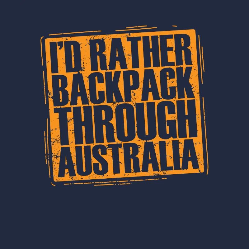 Je préfère Backpack à travers Outback Australia