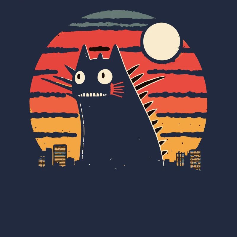 Chat monstre géant chat