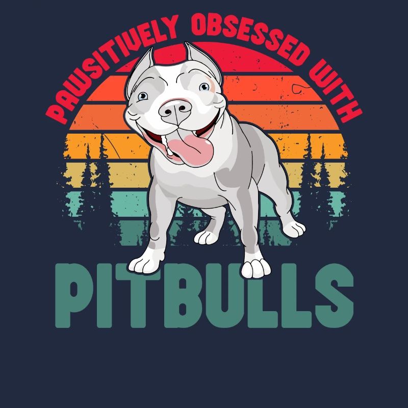 Pawsitivley obsédé par les pitbulls
