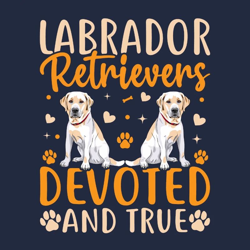 Labrador Retrievers dévoués et vrais