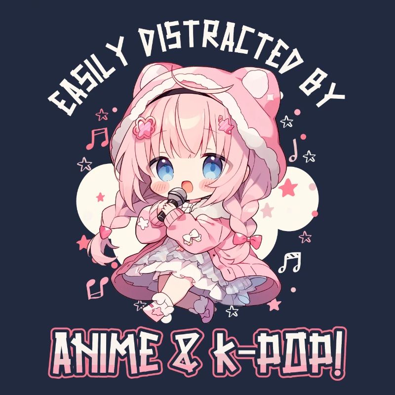 Easily distracted by Anime and K-Pop