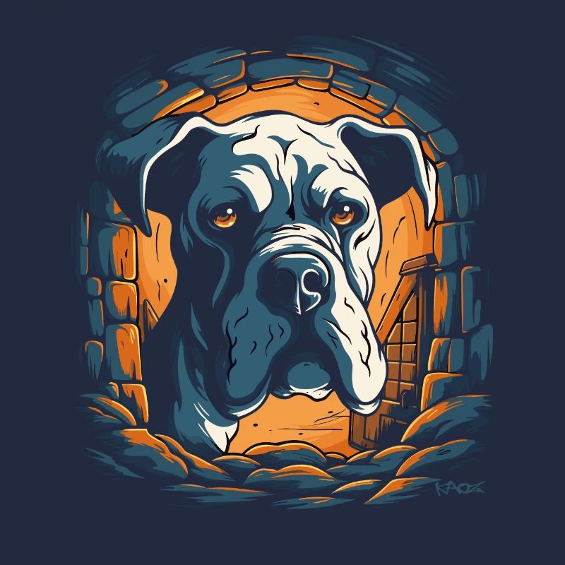 Le chien de donjon cool