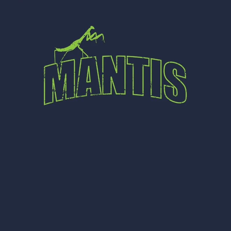 Mantis insect on the script