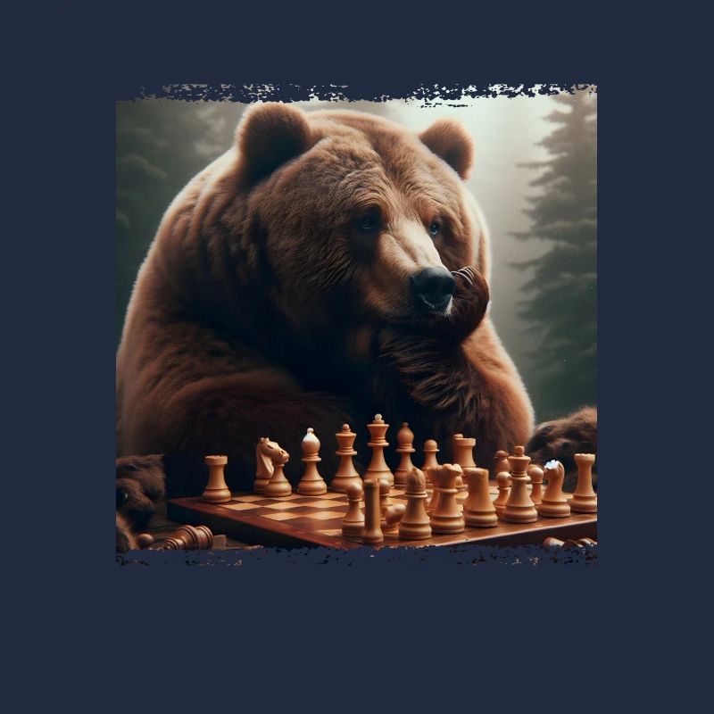 Ours jouant aux échecs