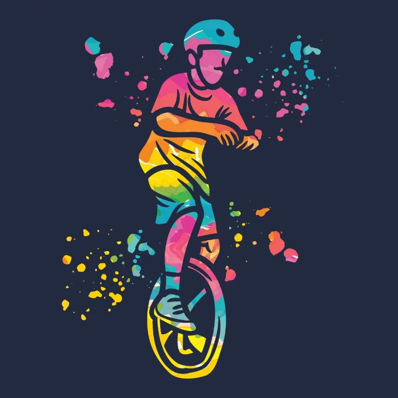 Einradfahrer Einradfahren Einrad