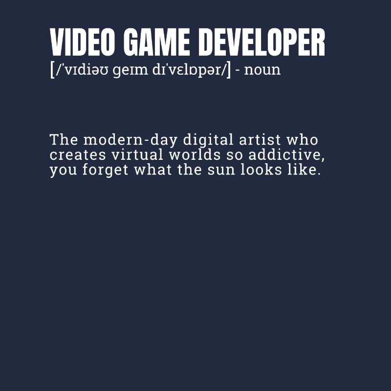 Video Game Developer Definition Stylish