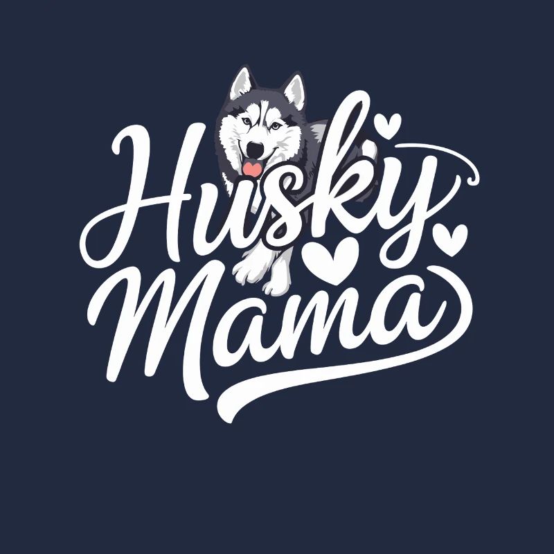 Husky Mama - Compagnon affectueux pour husky