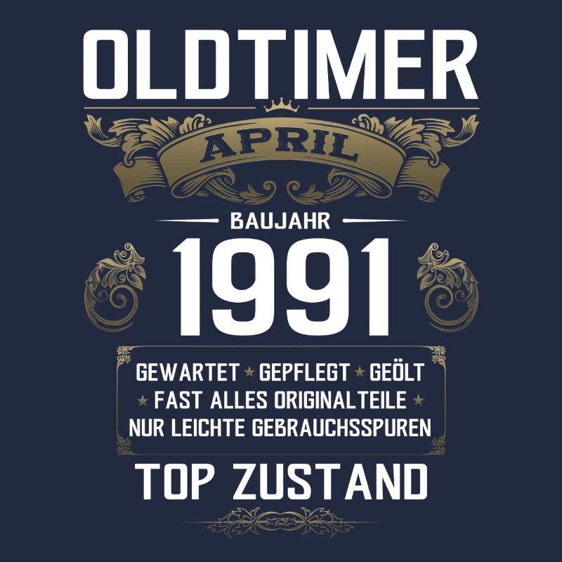 34. Geburtstag Geschenk Mann Oldtimer April 1991