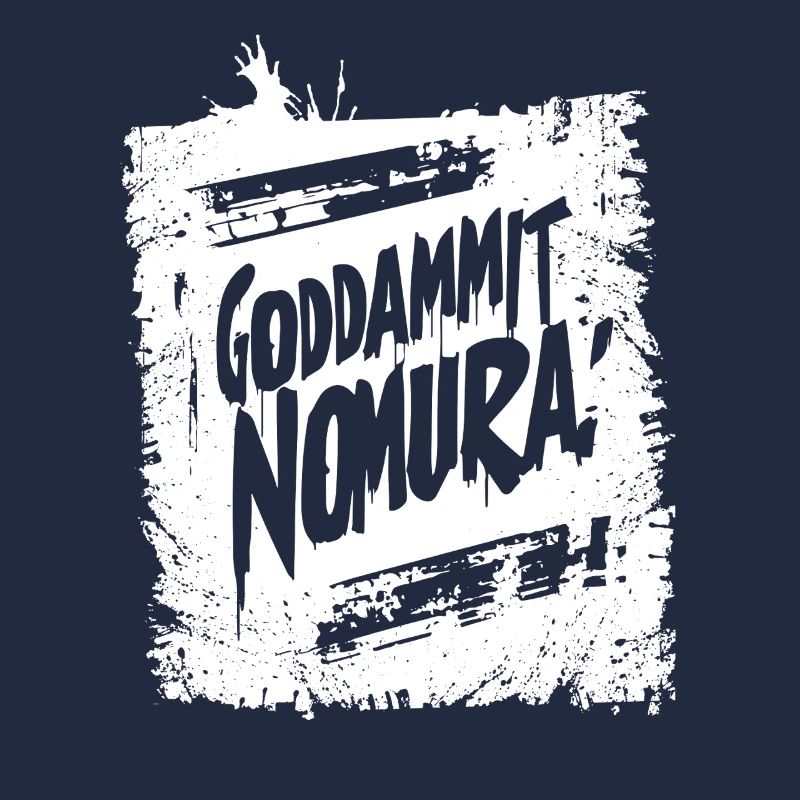 Goddammit Nomura – Conception de graffitis