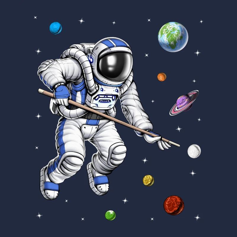 Astronaute Pool Player
