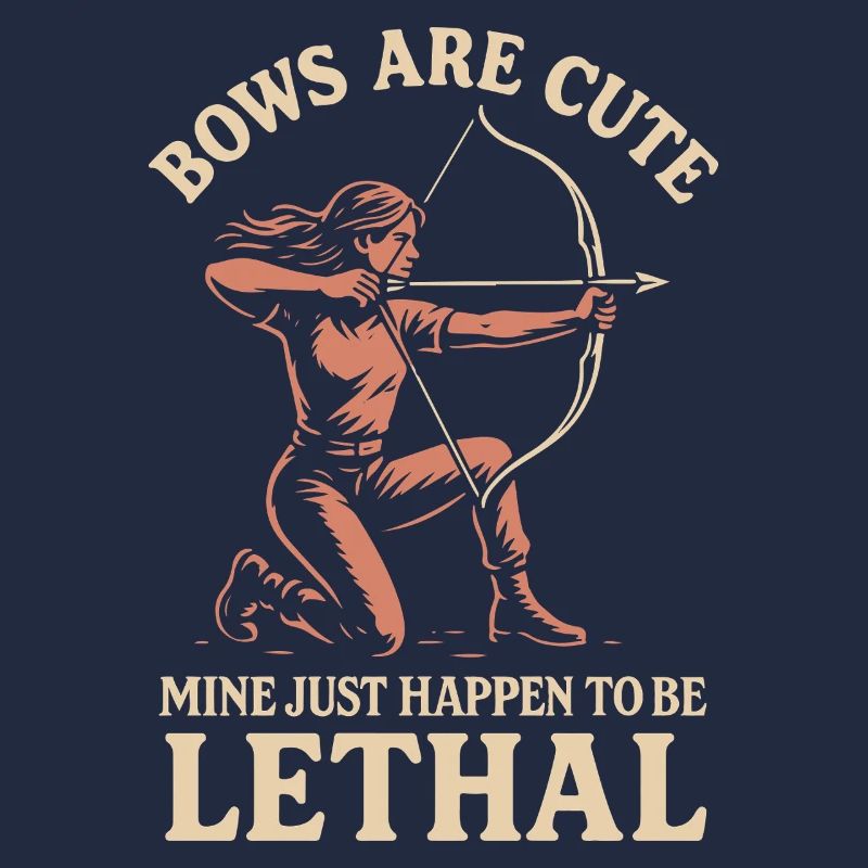 Bows Are Cute Mine Happen Lethal Archer Mädchen