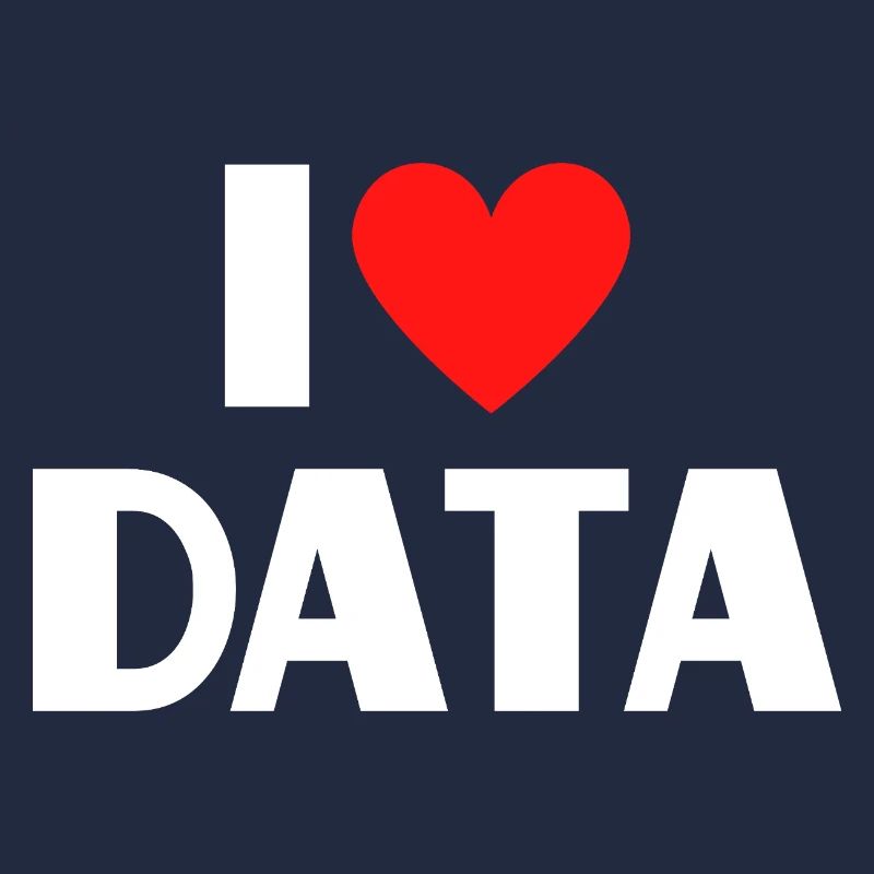 Ich liebe Daten Lustiger Computer Nerd Spruch
