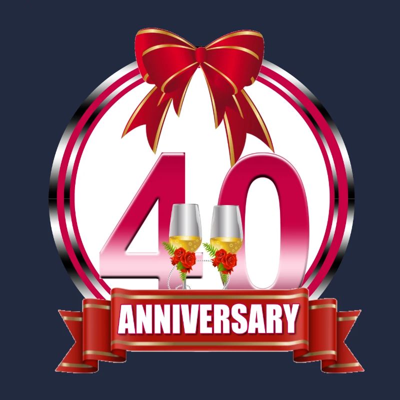 40th wedding Anniversary Ruby wedding anniversary