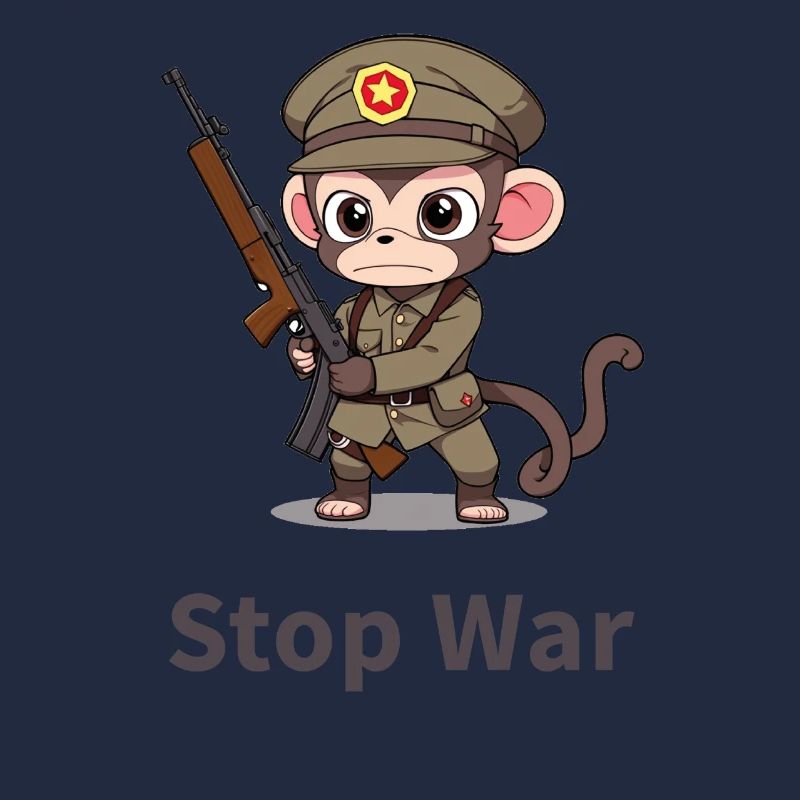 STOP WAR MONKEY
