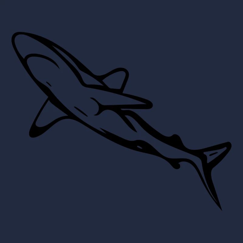 Élégant requin d’eau profonde