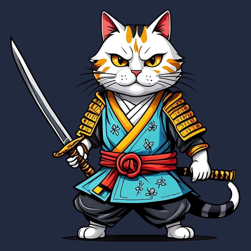 Samurai-Katze