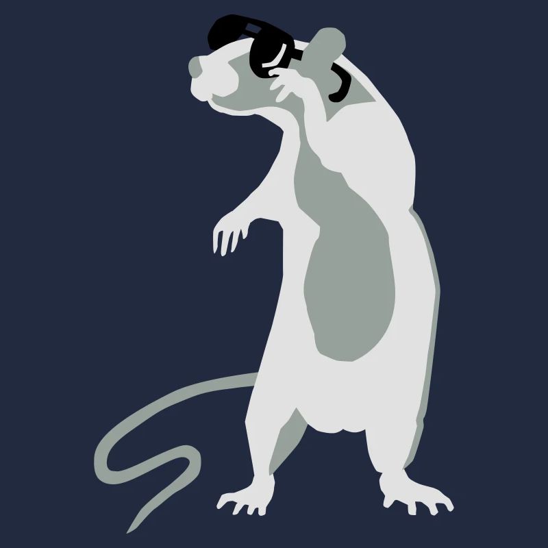 Rat with sunglasses