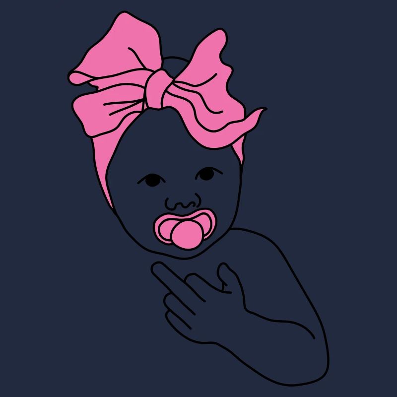 Majeur de bébé rose