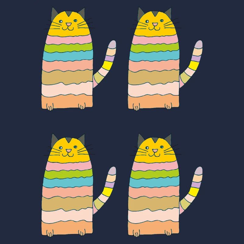 Boucles de chat quadruples