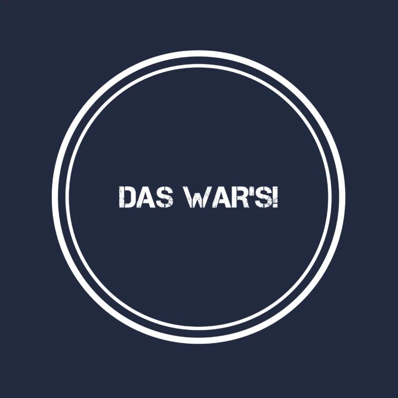 das war es