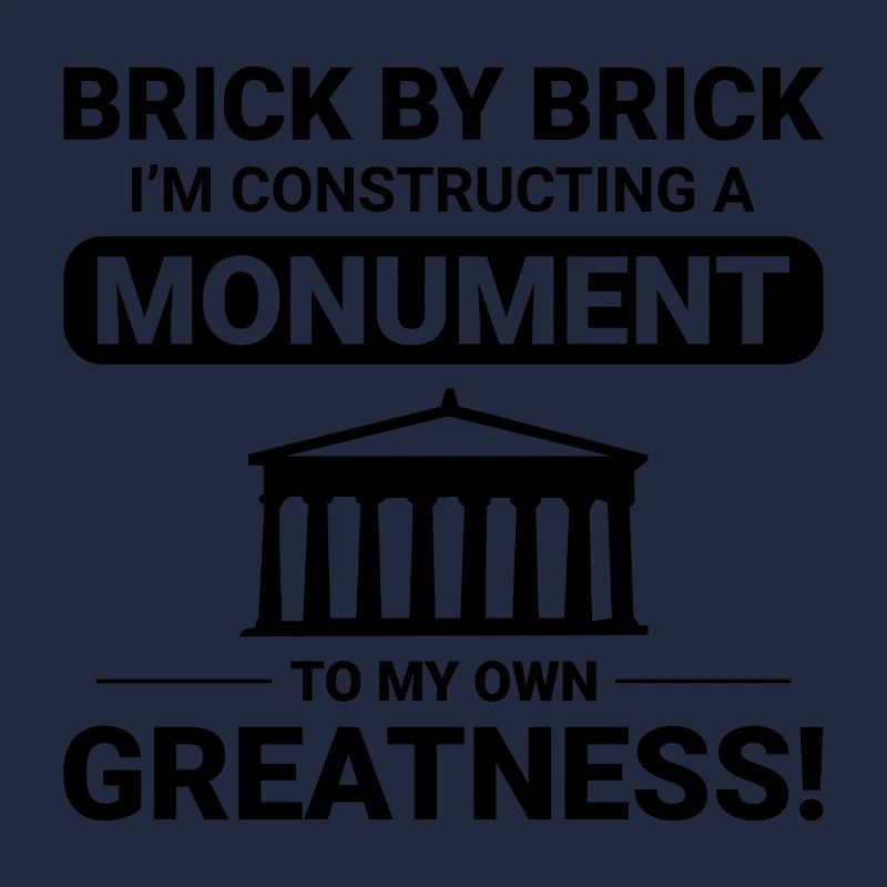 Monumental Brick Mastery: Humorous Bricklayer