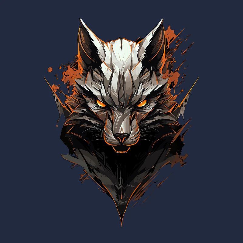 Schattenwolf Blick