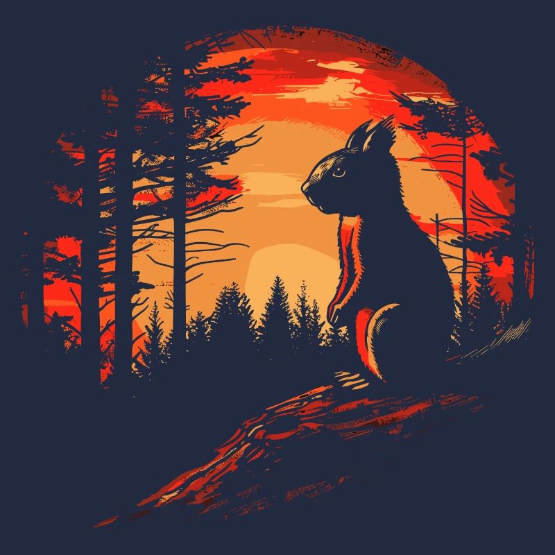 Eichhörnchen Wald Baumhörnchen Hörnchen