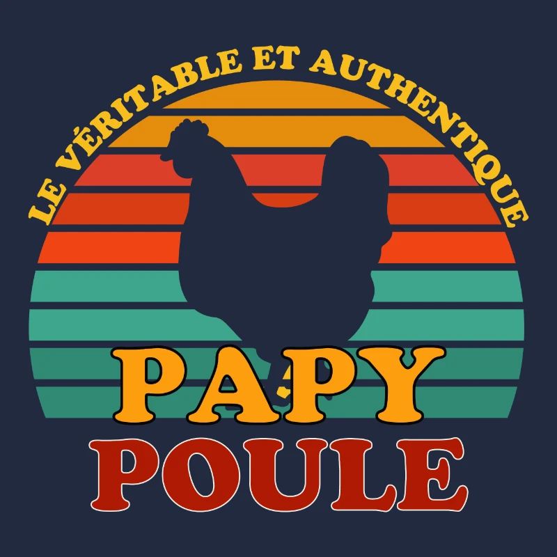 Die echte, authentische Papa-Henne