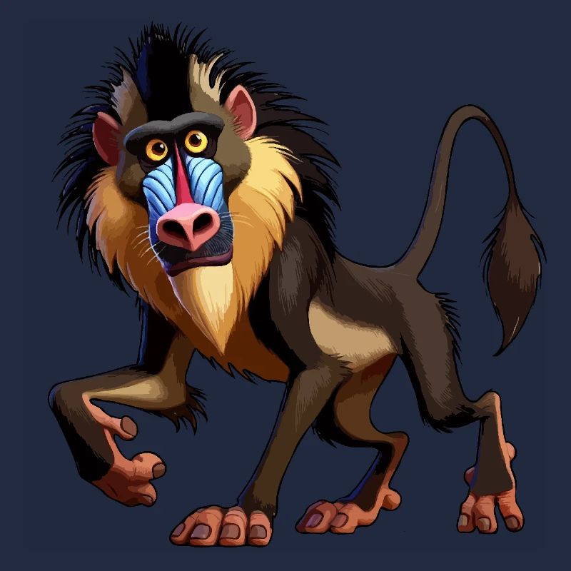 Babouin mandrill