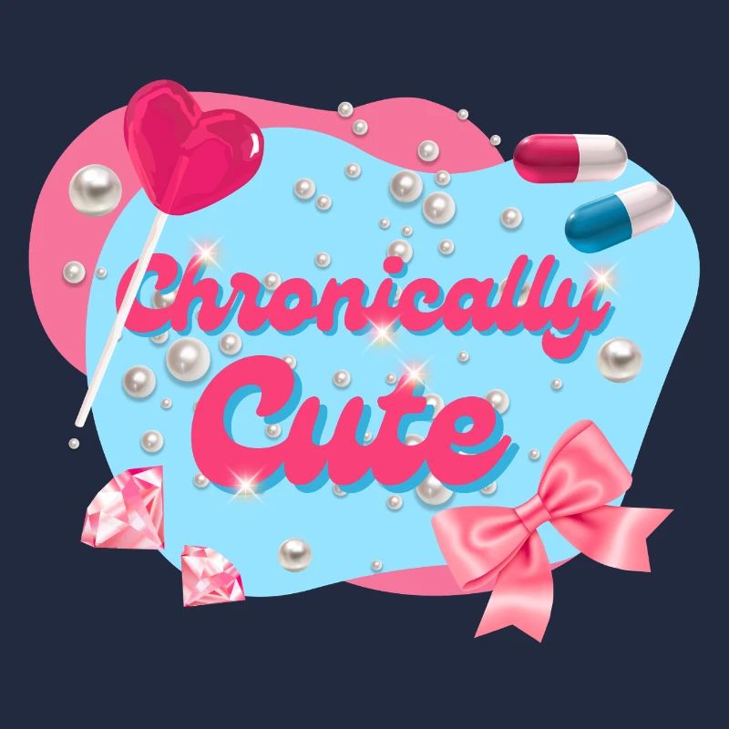 Chronically Cute Lolly Bow Pills Diamonds