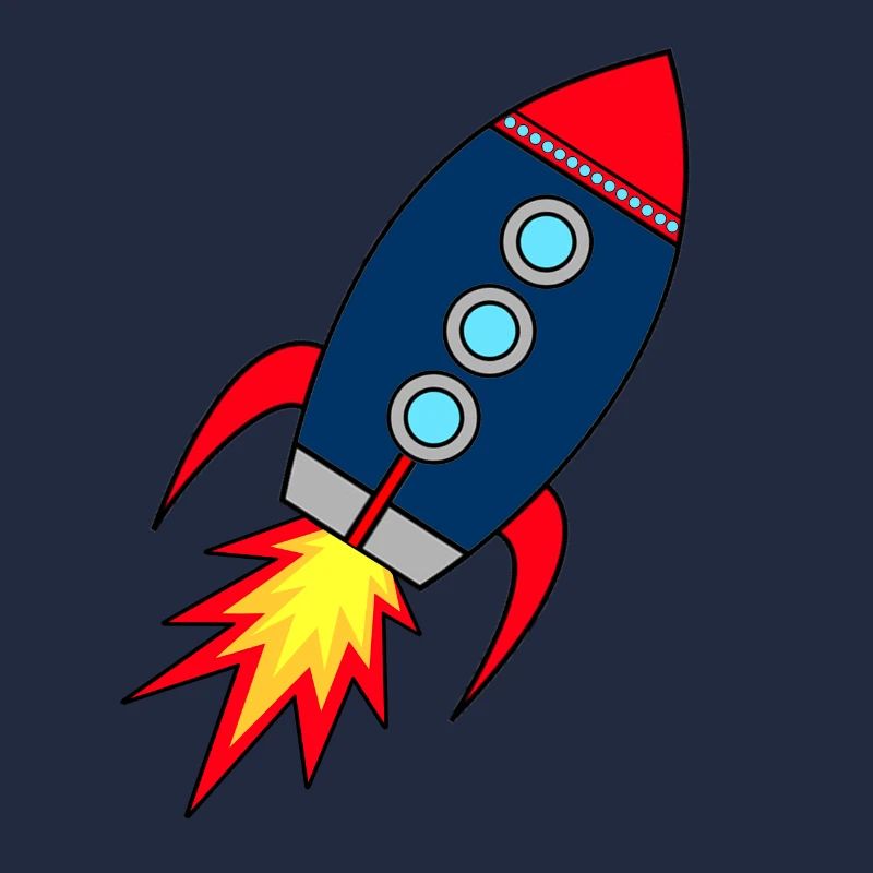 Rocket * Rakete startet