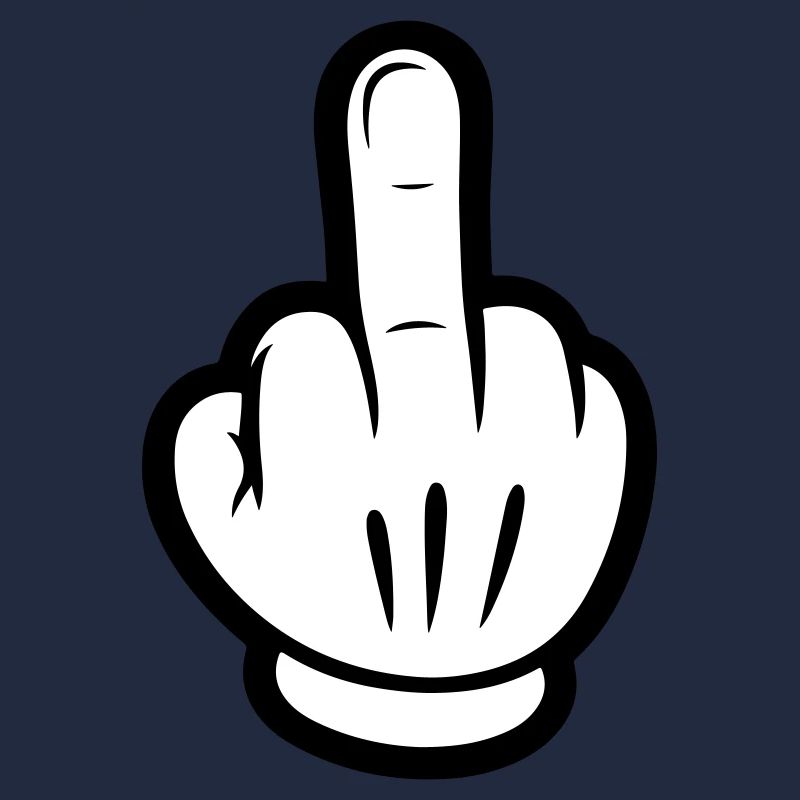 Mittelfinger Comic Hand