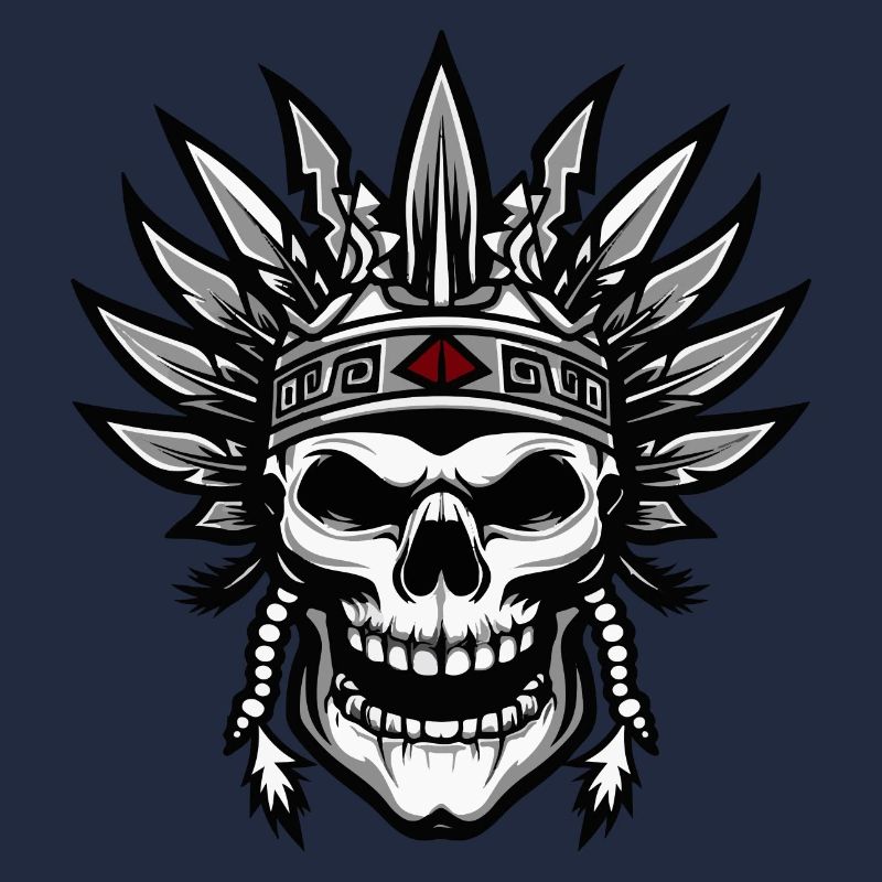 Chief Apache Skull Indian