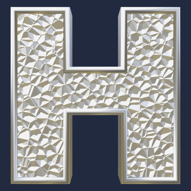 H, lettre, lettre H, initiale, initiale H, monogramme,