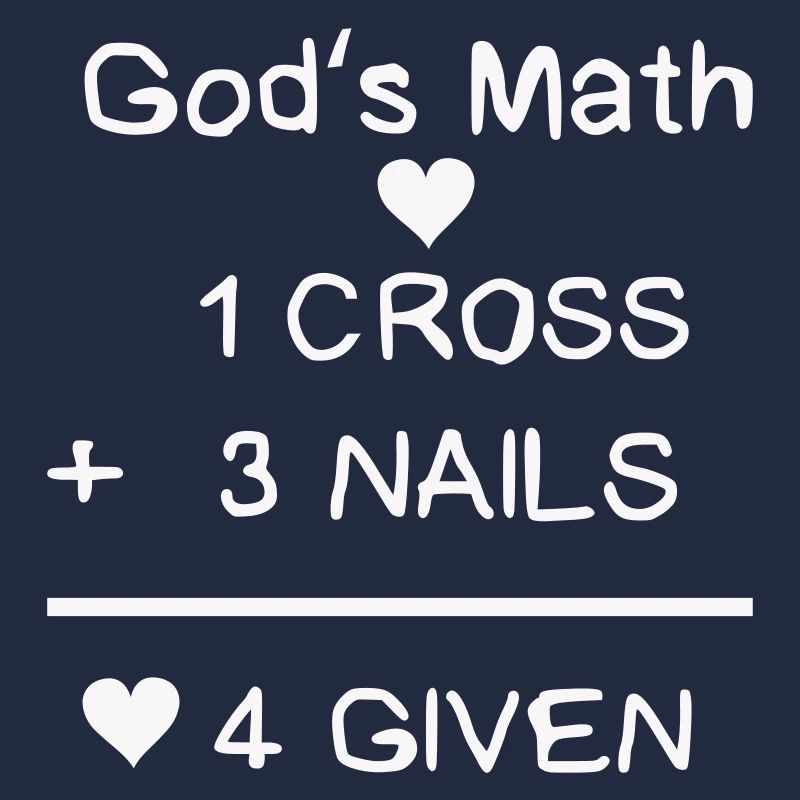 Gods Math 1 Cross + 3 Nails, 4 Given
