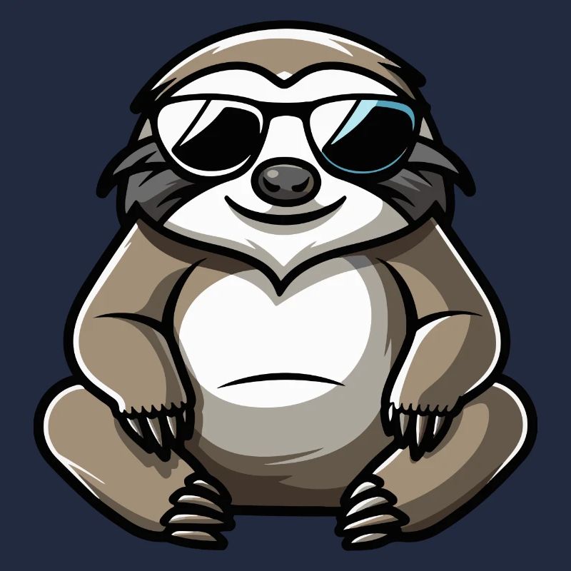 Faultier Comic Cool