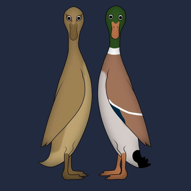 Two barrel duck head front