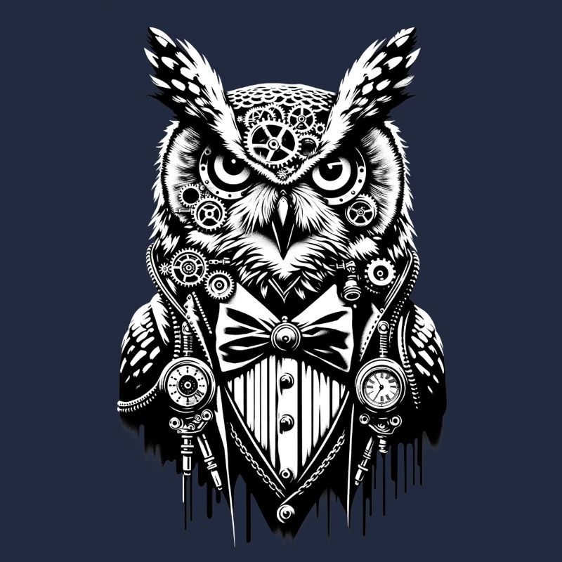 Nacht-Eule | Technik-Eule | Nerd-Uhu