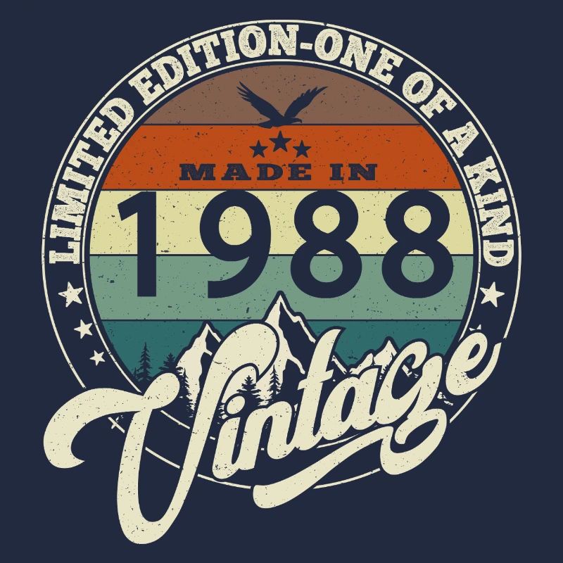 Vintage 1988 meilleur de 1988 - annif 37 ans