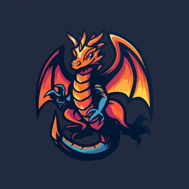 Drache Comic