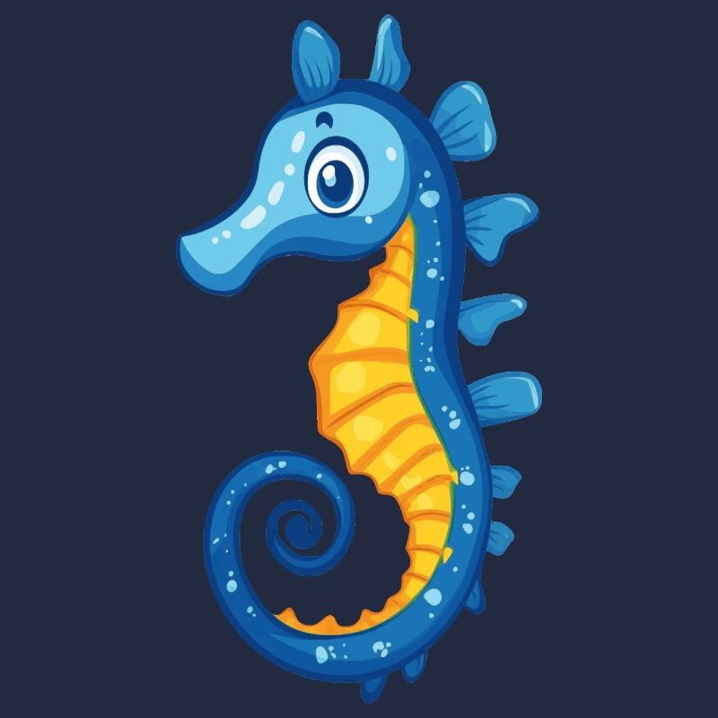 blaues Seepferdchen